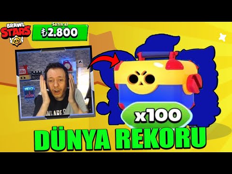 3 EFSANEVİ ÇIKTI! SIFIR HESAPTA 2800 TL KUTU AÇILIMI - Brawl Stars Kutu Açma Ligi