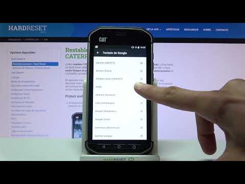 Cómo poner el teclado en español en CATERPILLAR S40 - cambiar el teclado