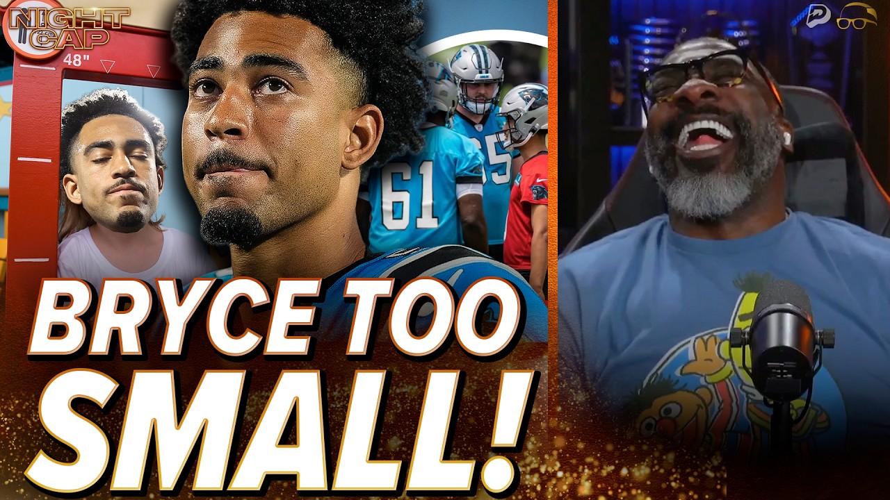 Shannon Sharpe CAN'T IGNORE Bryce Young's SIZE! He's Just TOO SMALL! | Nightcap