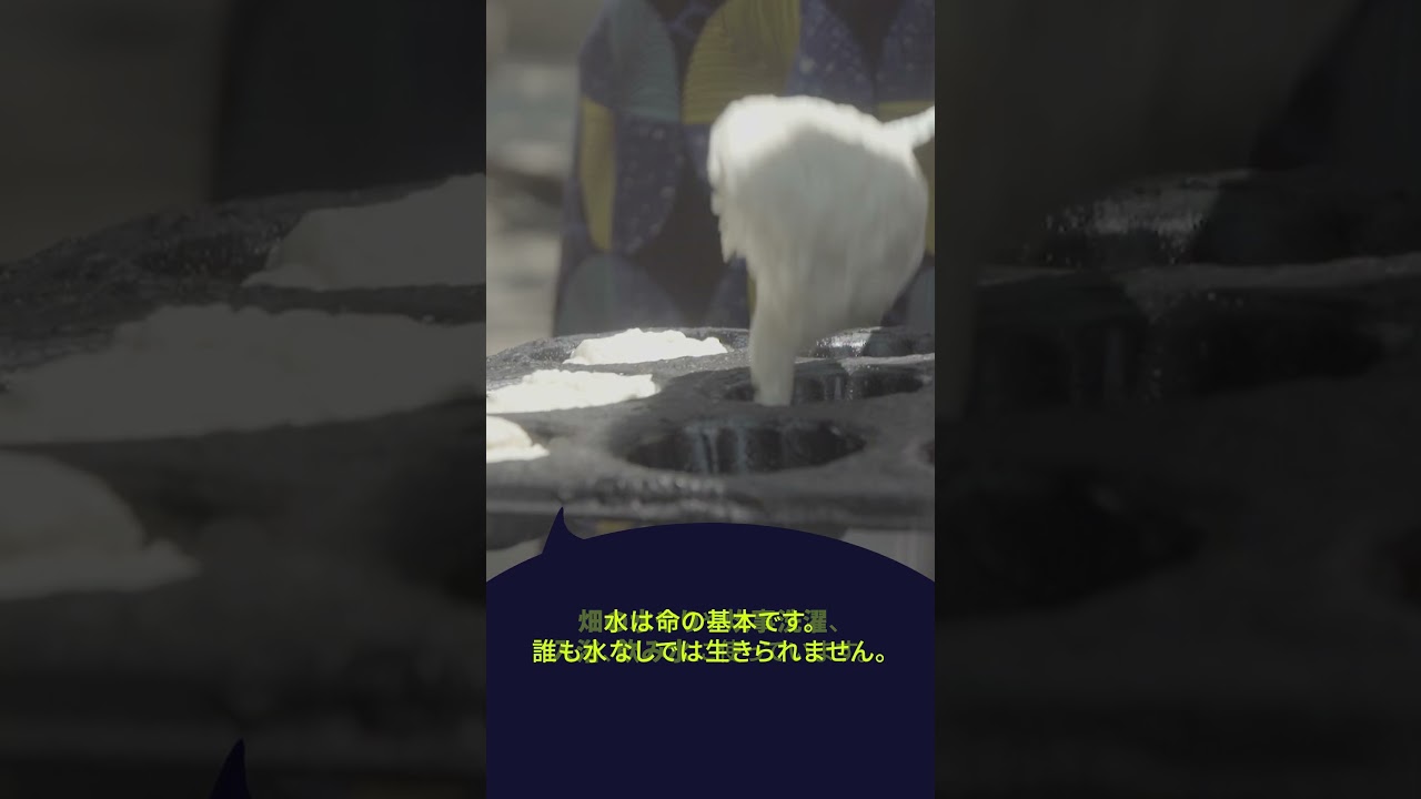 【冬募金：『水がある日常』が、働く力になる】水・衛生専門の国際NGO｜ウォーターエイド
