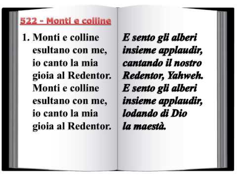 522 Monti e colline - Innario Chiesa Cristiana Avventista del Settimo Giorno 2014