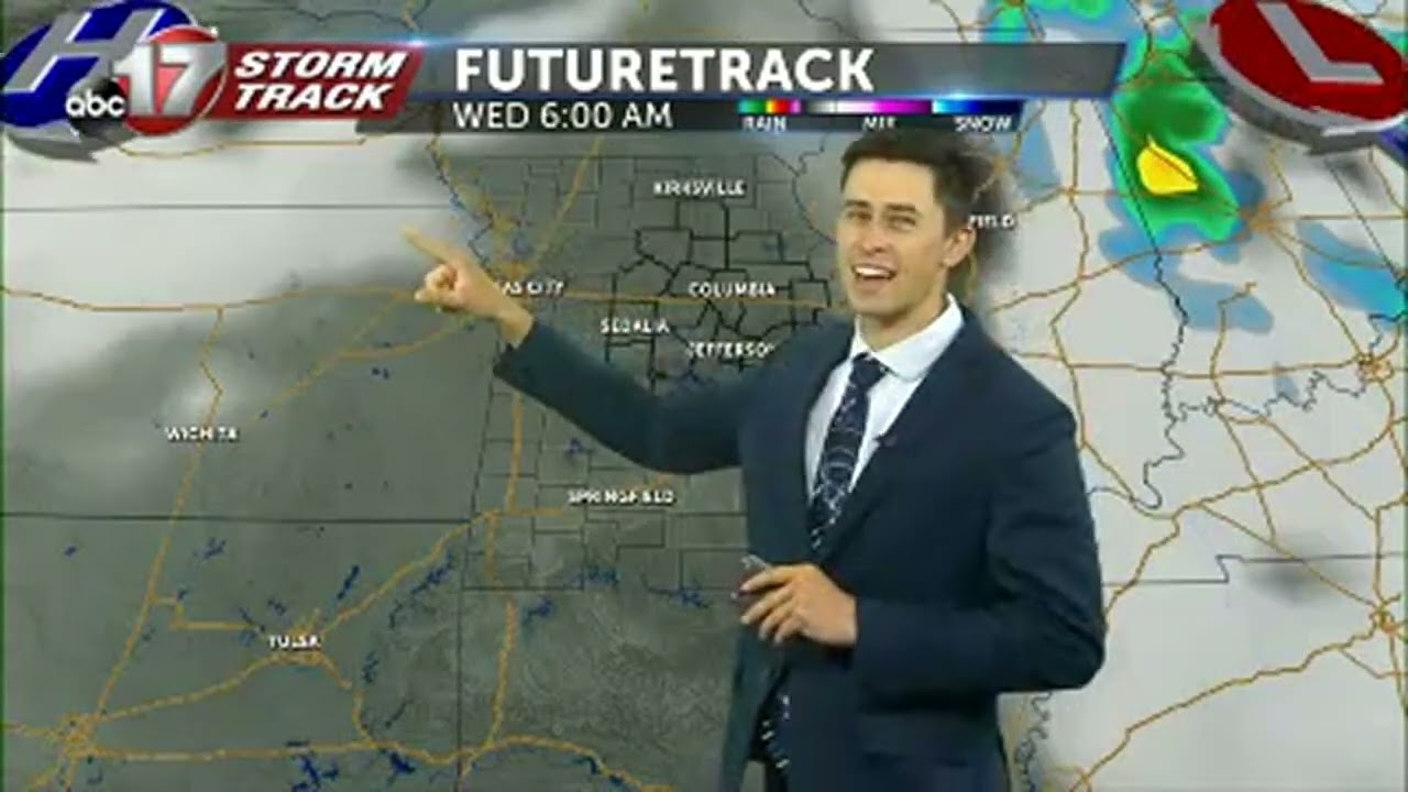 Tracking incoming rain with a decrease in temperatures