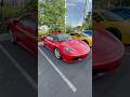Red White Blue Supercars Lamborghini Ferrari Porsche Corvette