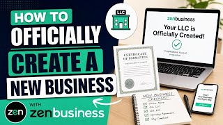 How To Officially Creating a NEW Business Create LLC With ZenBusiness