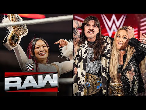 FULL SEGMENT: IYO SKY knocks Liv Morgan and Dominik Mysterio out of the ring: Raw, June 16, 2025