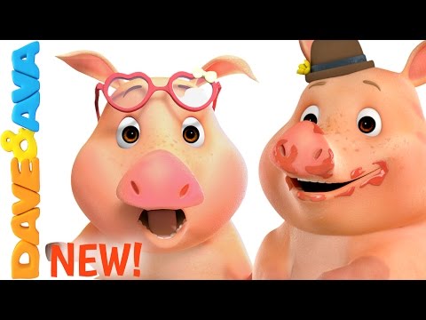 🐷 This Little Piggy | Nursery Rhymes | Nursery Rhymes and Kids Songs from Dave and Ava 🐷