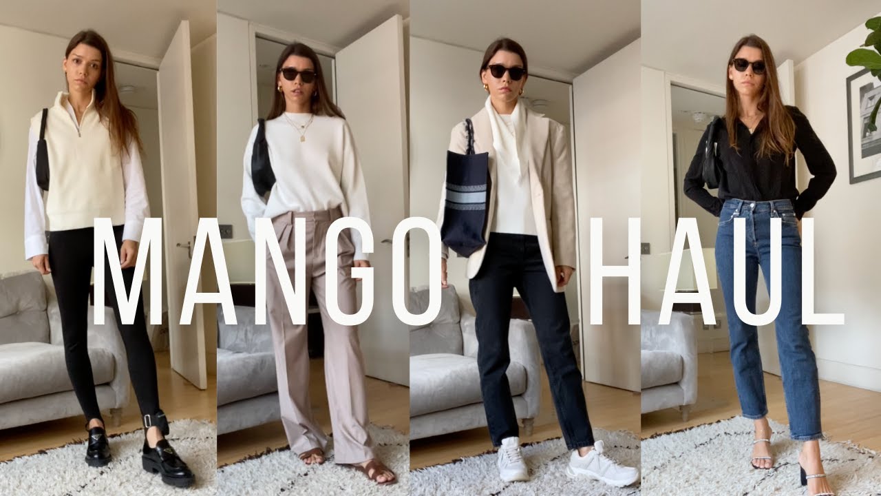 MANGO  2021 TRY-ON HAUL - TRANSITIONAL OUTFITS