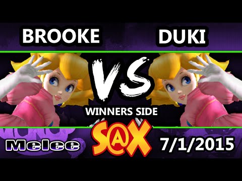 S@X 104 - Brooke (Peach) Vs. Duki (Peach, Ganondorf) SSBM Tournament - Smash Melee