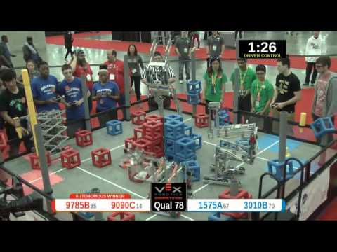 2015 VRC Sci Q78 - 9785B 9090C vs 1575A 3010B - 80 to 29 - VEX Worlds 2015 - Science Division
