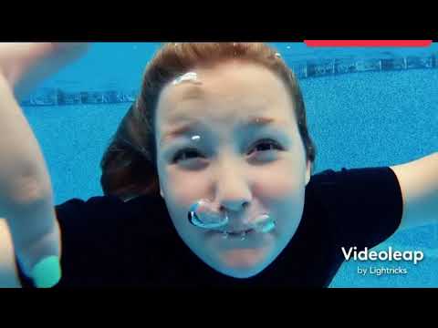 Swimming in the Pool With Go Pro! First Video! |Crazy Kay