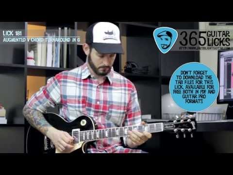 Lick 181/365 - Augmented V Chord Turnaround in G | 365 Guitar Licks Project