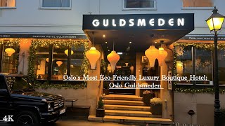 Oslo's Most Eco-Friendly Luxury Boutique Hotel; Oslo Guldsmeden🇳🇴 (Full Tour in 