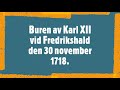 Karl XII Uniform Från 1718