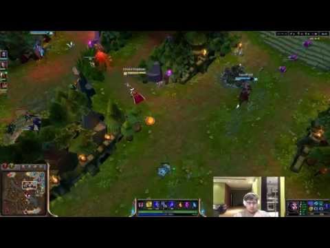 Gambit Edward - LeBlanc vs Morgana [Challenger Ranked solo queue support]