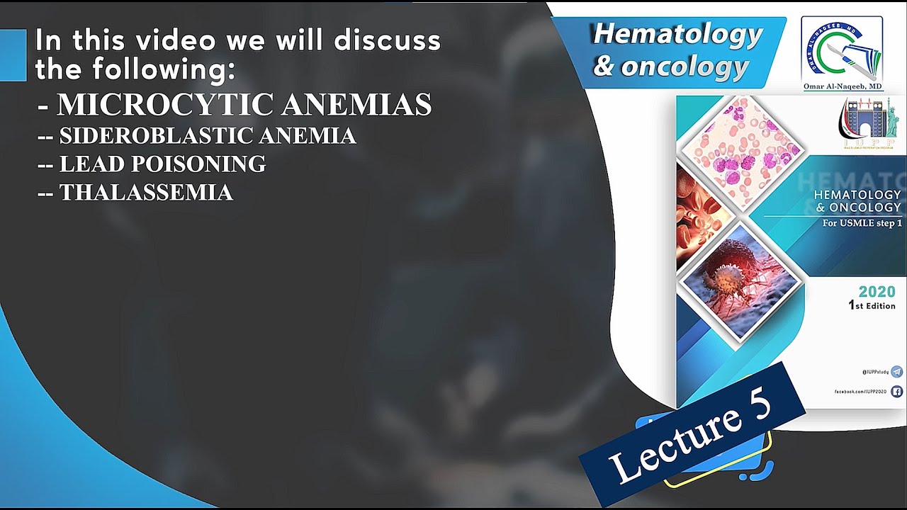 Thalassemia, sideroblastic anemia, & lead poisoning