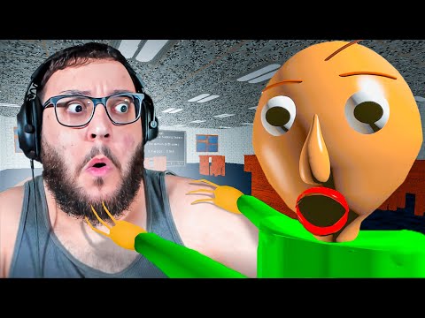 TRYING TO ESCAPE SCHOOL BUT BALDI IS CHASING ME! (Baldi's Basics Remastered)