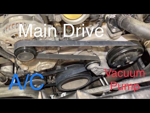 Drive Belts Replacement Yukon, Tahoe, Sierra, Silverado, Main drive, A/C, vacuum stretch belts