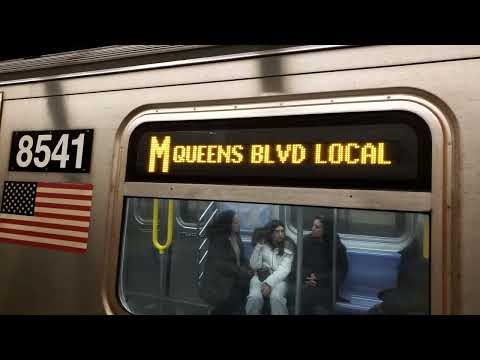 NYCT || Forest Hills Bound 2005-2010 Alstom SA R160A-1 Alstom #8541 Ⓜ LCL Train at 46th Street