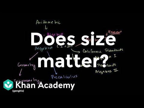 using math to prove why size doesnt matter