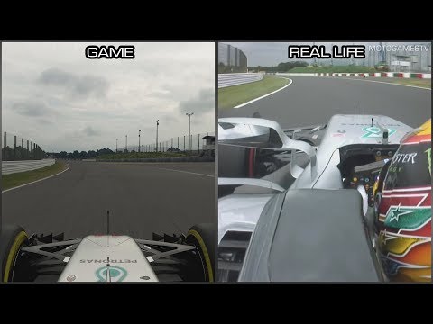Gran Turismo Sport vs Real Life - Suzuka Onboard Lap Comparison (F1 W08 EQ Power+)