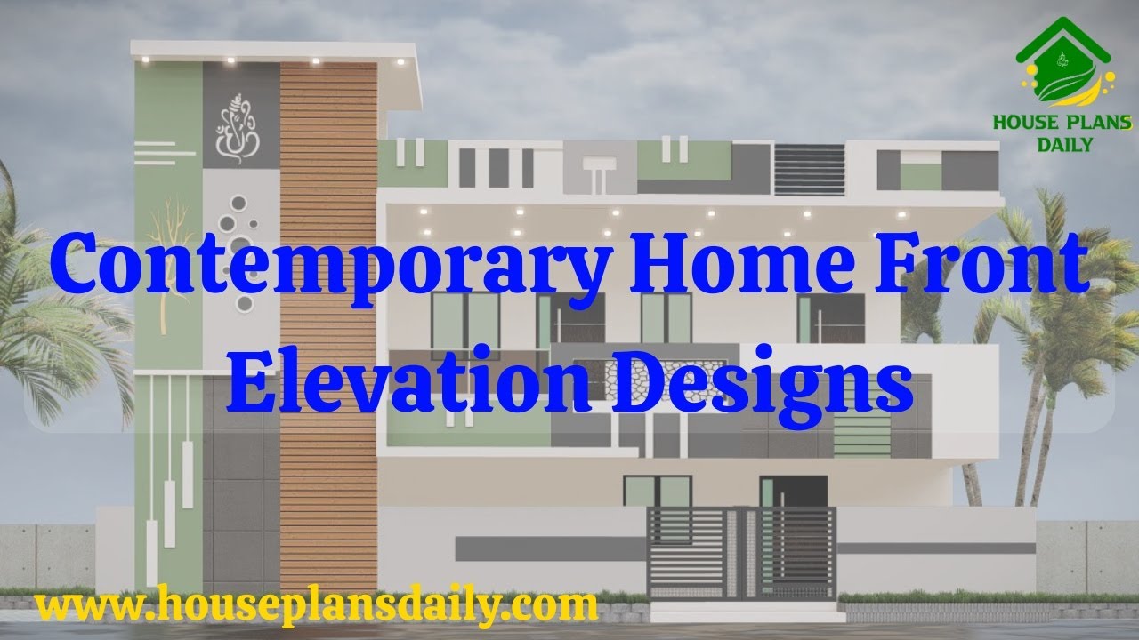 Contemporary Home Front Elevation Designs