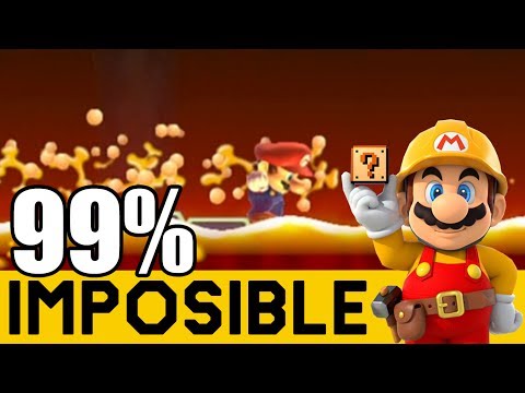 El Suelo es LAVA (0.01% de VICTORIAS) - NIVELES 99% IMPOSIBLES #57 | Super Mario Maker - ZetaSSJ