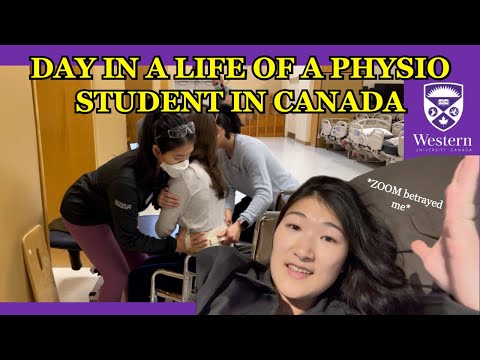 DIA NA VIDA DE UM ESTUDANTE DE PT / FISIO NO CANADÁ | laboratório de AVC agudo, saindo com amigos, zoom doom