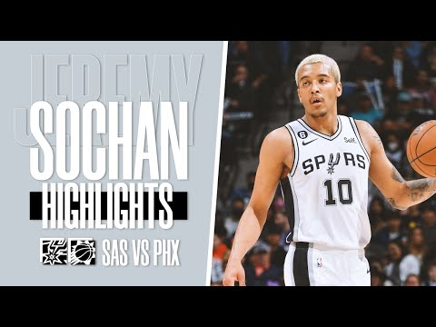 Jeremy Sochan Highlights vs Phoenix Suns (30 pts, 8 reb, 5 ast) | 2022-23 NBA Season