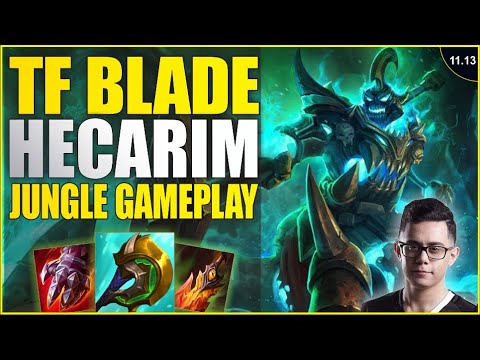💥 TF BLADE HECARIM JUNGLE GAMEPLAY+ [LIVE STREAMING] 💥 Patch 11.13 / Season 11 #LeagueofLegends