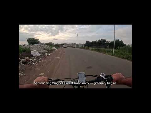 Early Morning Pune Cycling Dhanori To Kharadi Via Wagholi Forest Road & Vtp Manjari Township 1