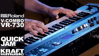 Video thumbnail for Roland V-Combo VR-730 - Quick Jam with Scott Tibbs by Kraft Music