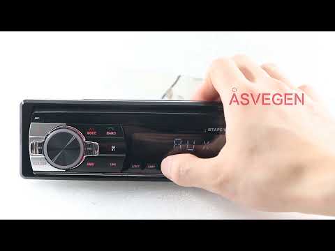 Stereo Audio Remote Control MP3 Player 1 Din AUX/TF/USB FM BT Car Radio Vehicle Car MP3 Player