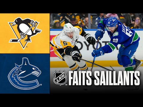 Penguins vs Canucks | 25/01/26 | Faits saillants