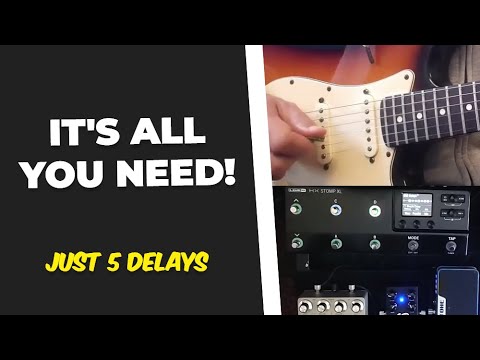 The Only 5 Delay Sounds You'll Ever Need (Line 6 helix)