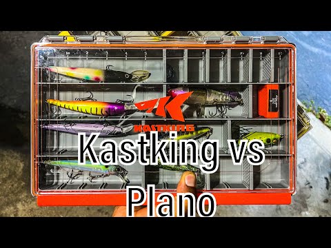Plano Edge VS Kastking tackle boxes.