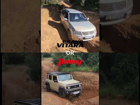Extreme Offroad Comparison Jimny vs Vitara  #suzuki4x4offroad #offroad #grandvitara #jimny