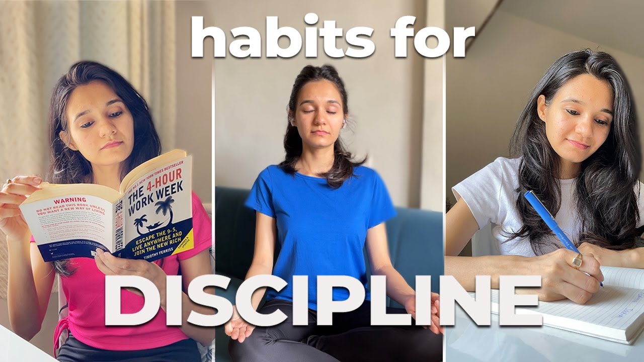 4 Simple Habits for Discipline without destroying yourself | Drishti Sharma