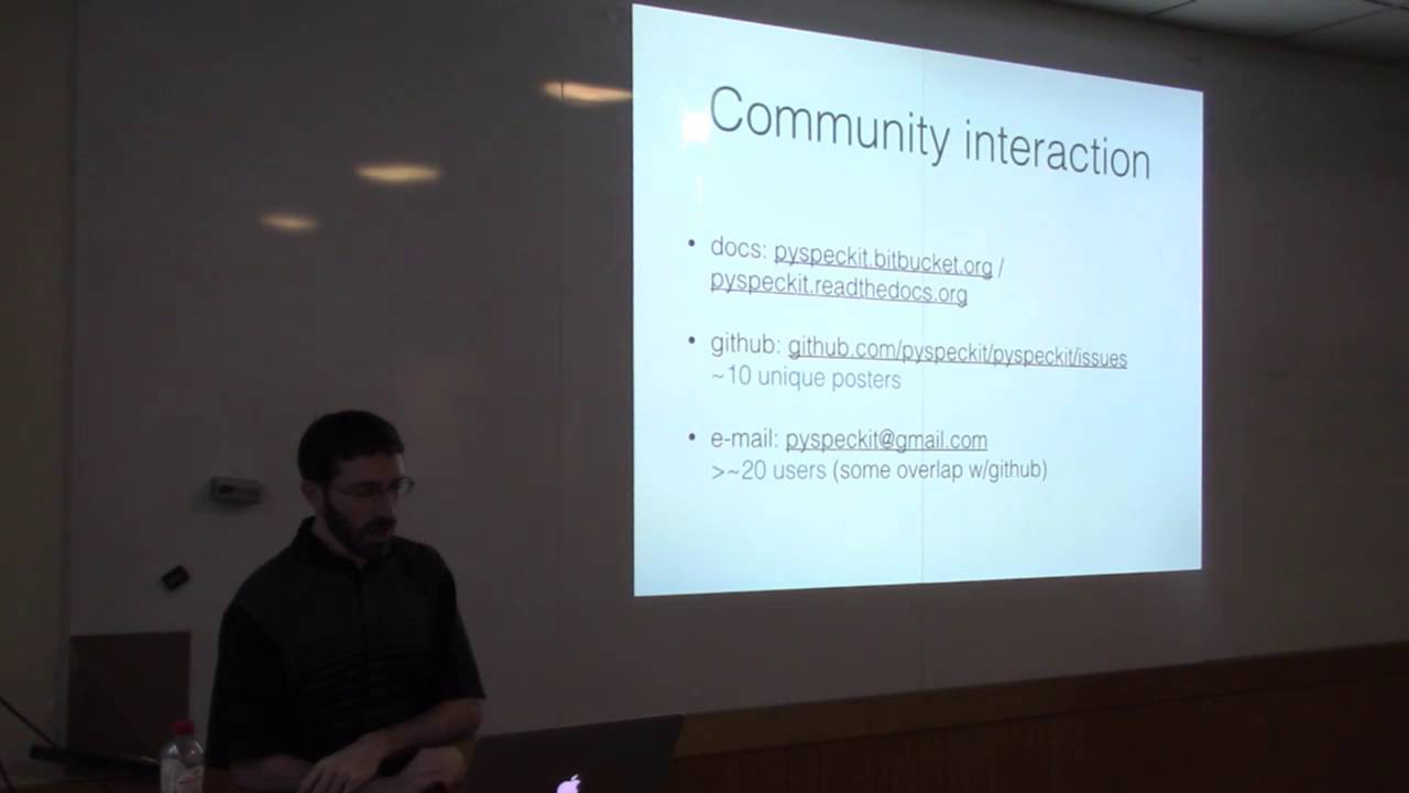 PyAstro16 - Adam Ginsburg - Pyspeckit: Lessons learned from a spectroscopic toolkit…