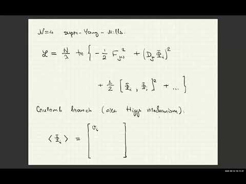 Konstantin Zarembo, Integrability on the Coulomb branch
