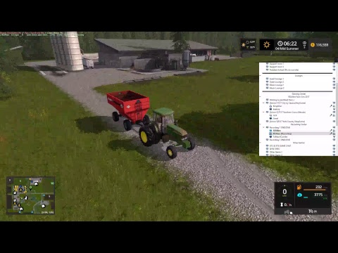 RDAllen Live FS17 Single Player Snetterons Farm 07 27 17