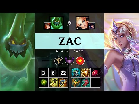 Zac Support vs Lux - VN Master Patch 25.09