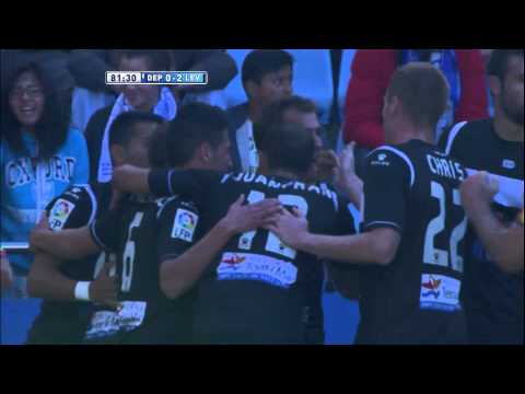 La Liga | Gol de Barkero (0-2) en el Deportivo de la Coruña - Levante  | 18-11-2012 | J12
