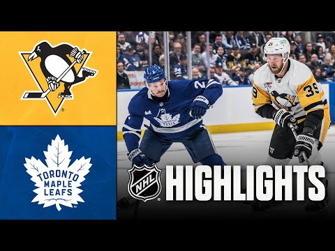 NHL Highlights | Penguins vs. Maple Leafs | November 03, 2025