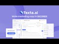 Texta.ai explainer video - Texta.ai Demo