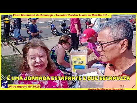 TV Educativa. Mário Teruya entrevista Profª Heloisa  Santana Representante da APEOESP e Filiada ao PCdoB no Plebiscito Popular Marília SP 24 Agosto de 2025