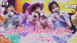 Download lagu [4K] ANDAI 'KU BUKAN IDOLA - JKT48 | AIERO FEST 2026 | UPTOWN PARK SERPONG | 20260207 | HANSIP CAM mp3