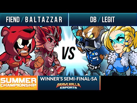 Fiend & B A L T A Z Z A R vs DB & Legit - Winner's Semi-Final - Summer Championship 2020 - 2v2 SA