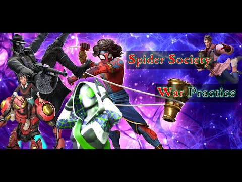 Spider Society vs 13 Teams | War Practice - Marvel Strike Force @if2pgames