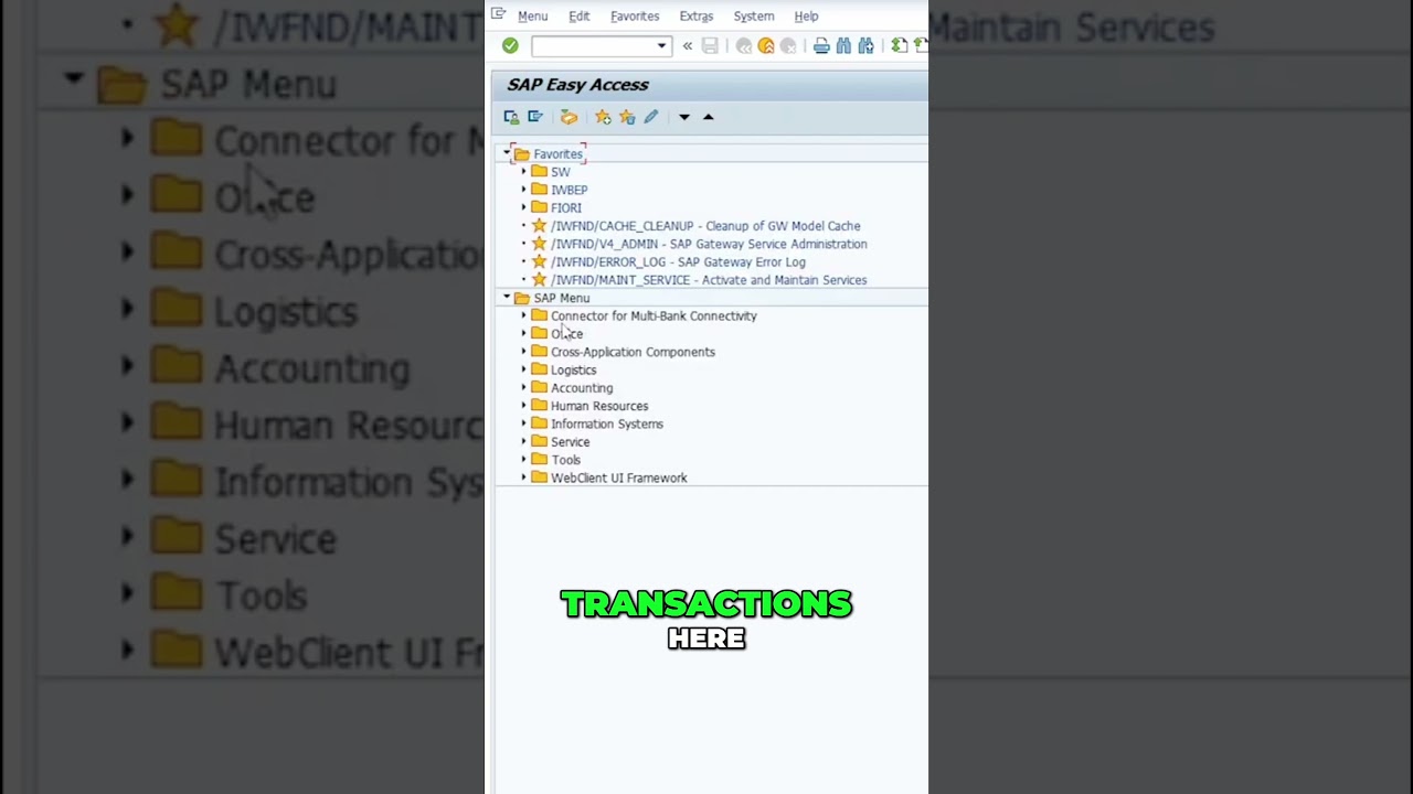 Master Your SAP Favorites Menu  Easy Management Tips