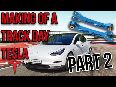 Modified Trackday / Fast Road Tesla Model 3 performance Part 2 MOUNTAIN PASS PERFORMANCE PARTS